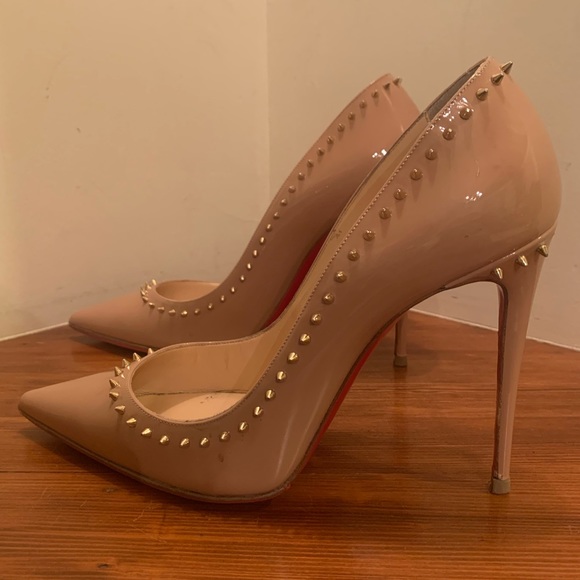 Christian Louboutin Other - Sold on another platform Christian Louboutin Patent Anjalina Patent Nude EU40